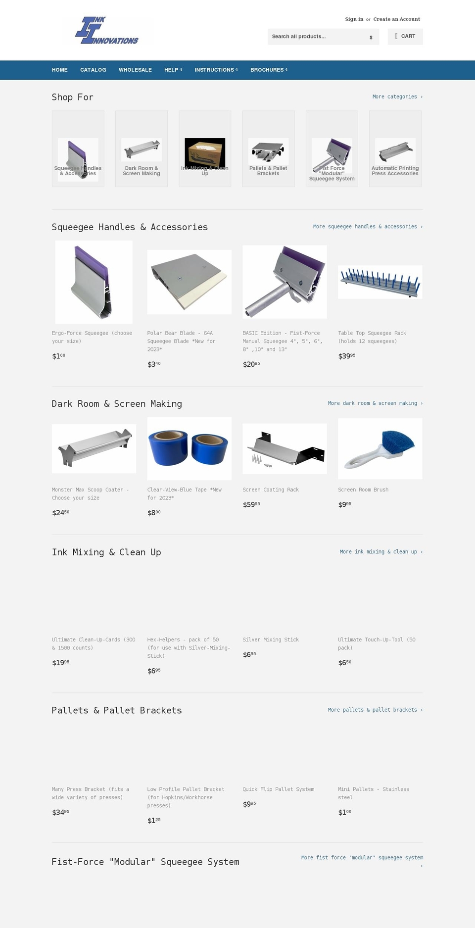 inkinnovationsusa.com shopify website screenshot