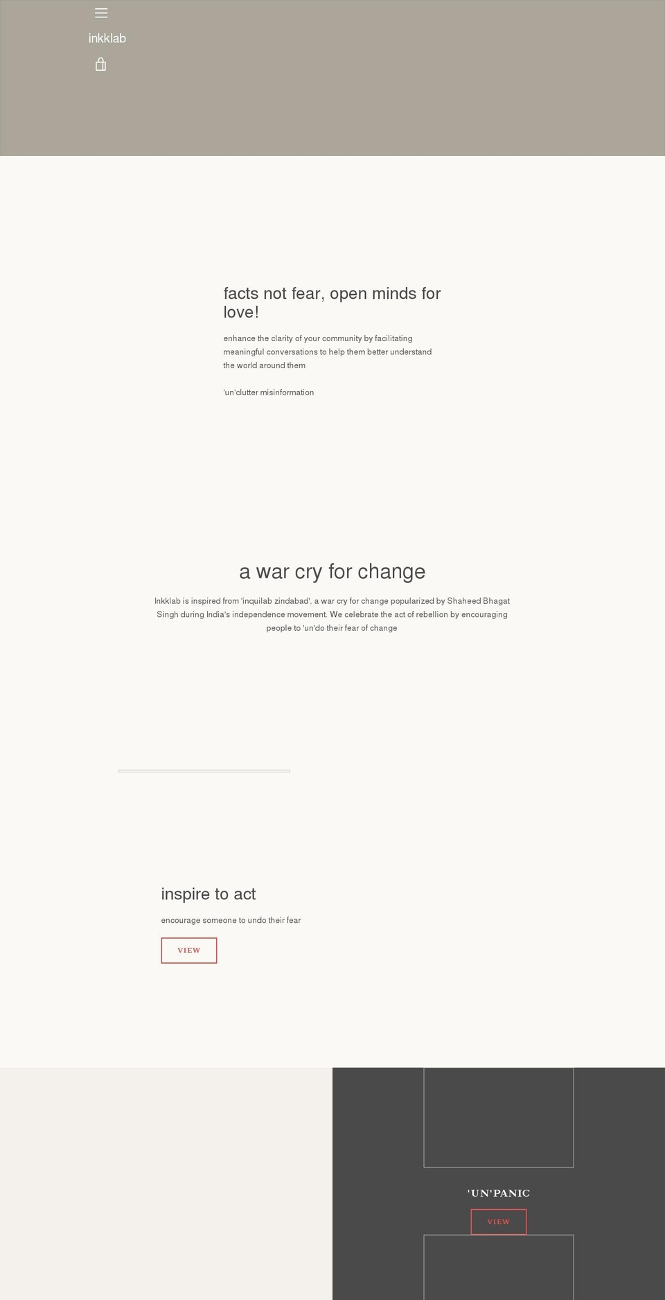 inkklab.com shopify website screenshot