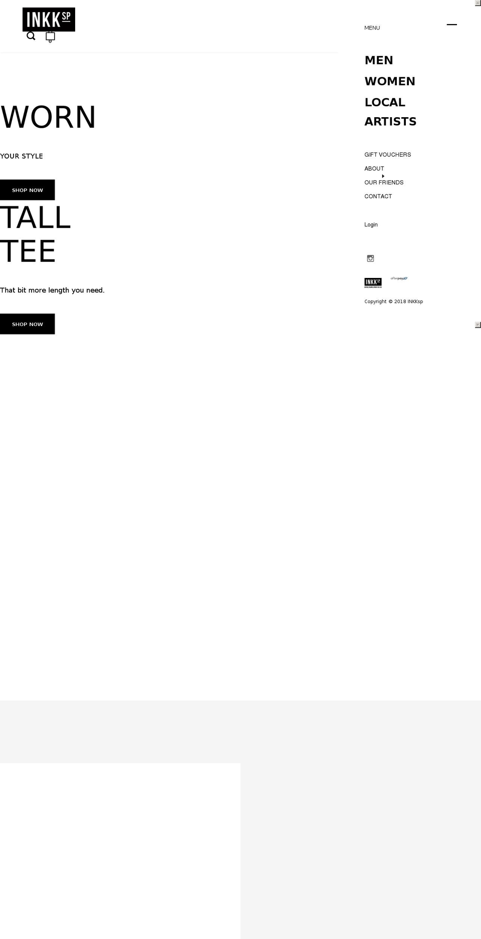 inkksp.com.au shopify website screenshot