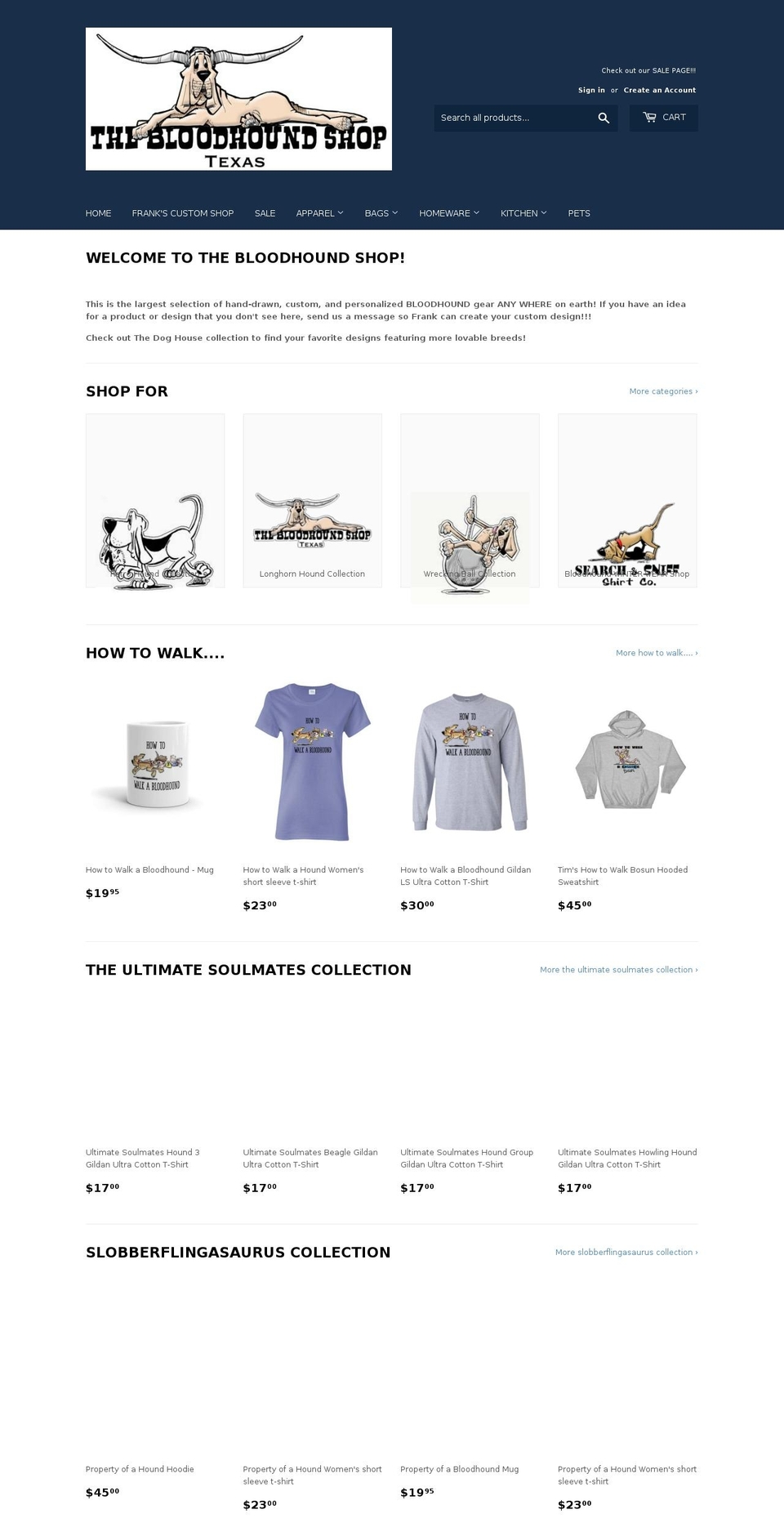 inkslingershop.com — Shopify storefront screenshot