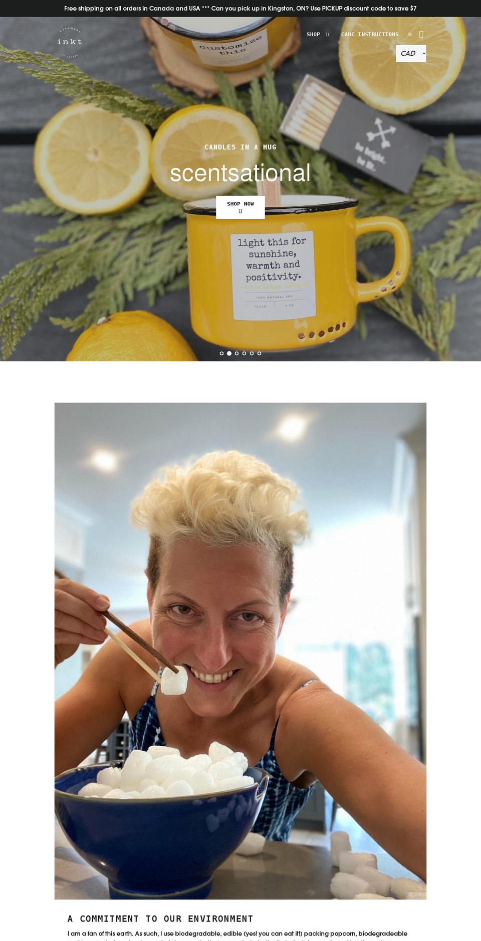 inktandco.com shopify website screenshot