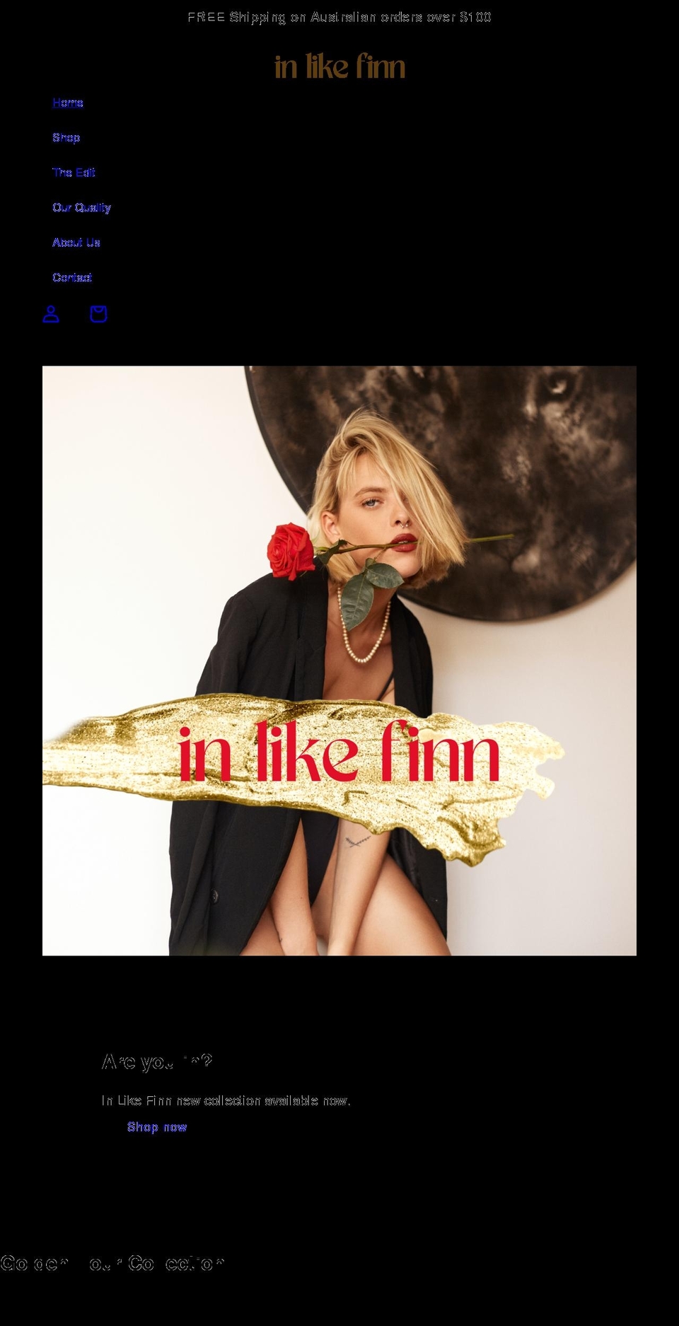 inlikefinn.com shopify website screenshot