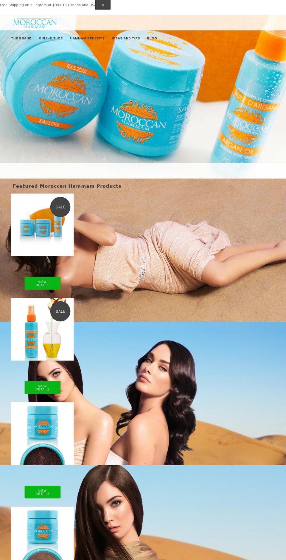 inlovebeaute.com shopify website screenshot