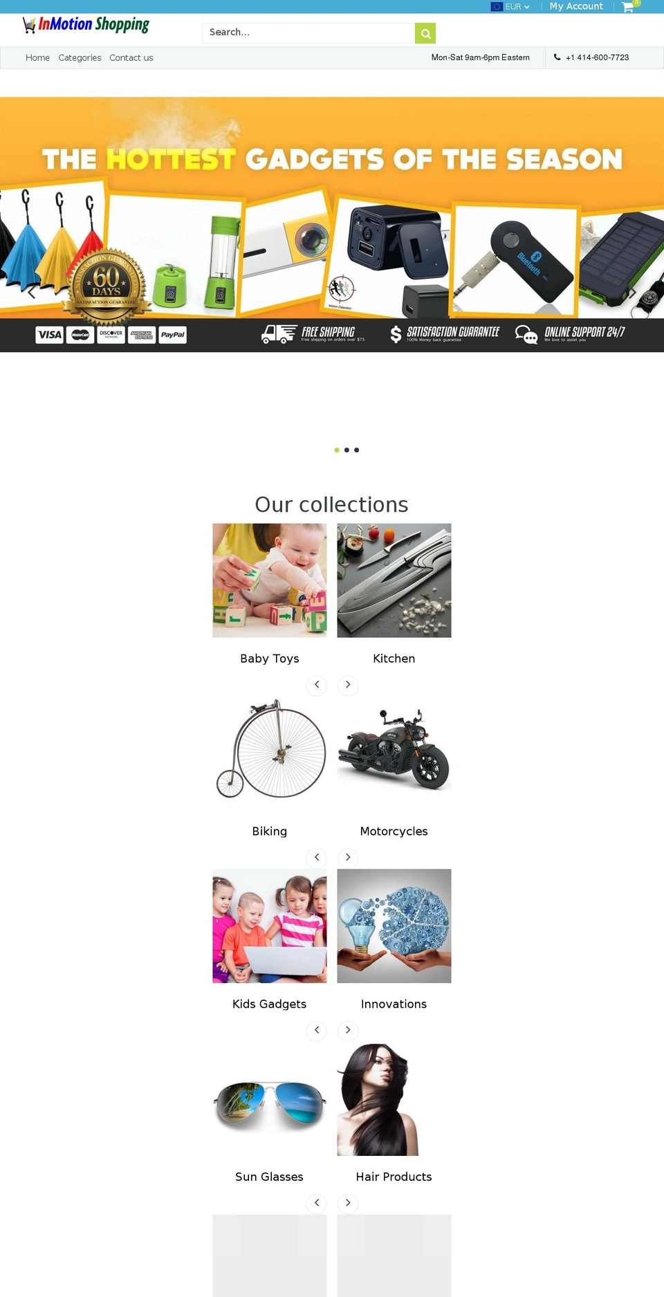 inmotionshopping.com Shopify store