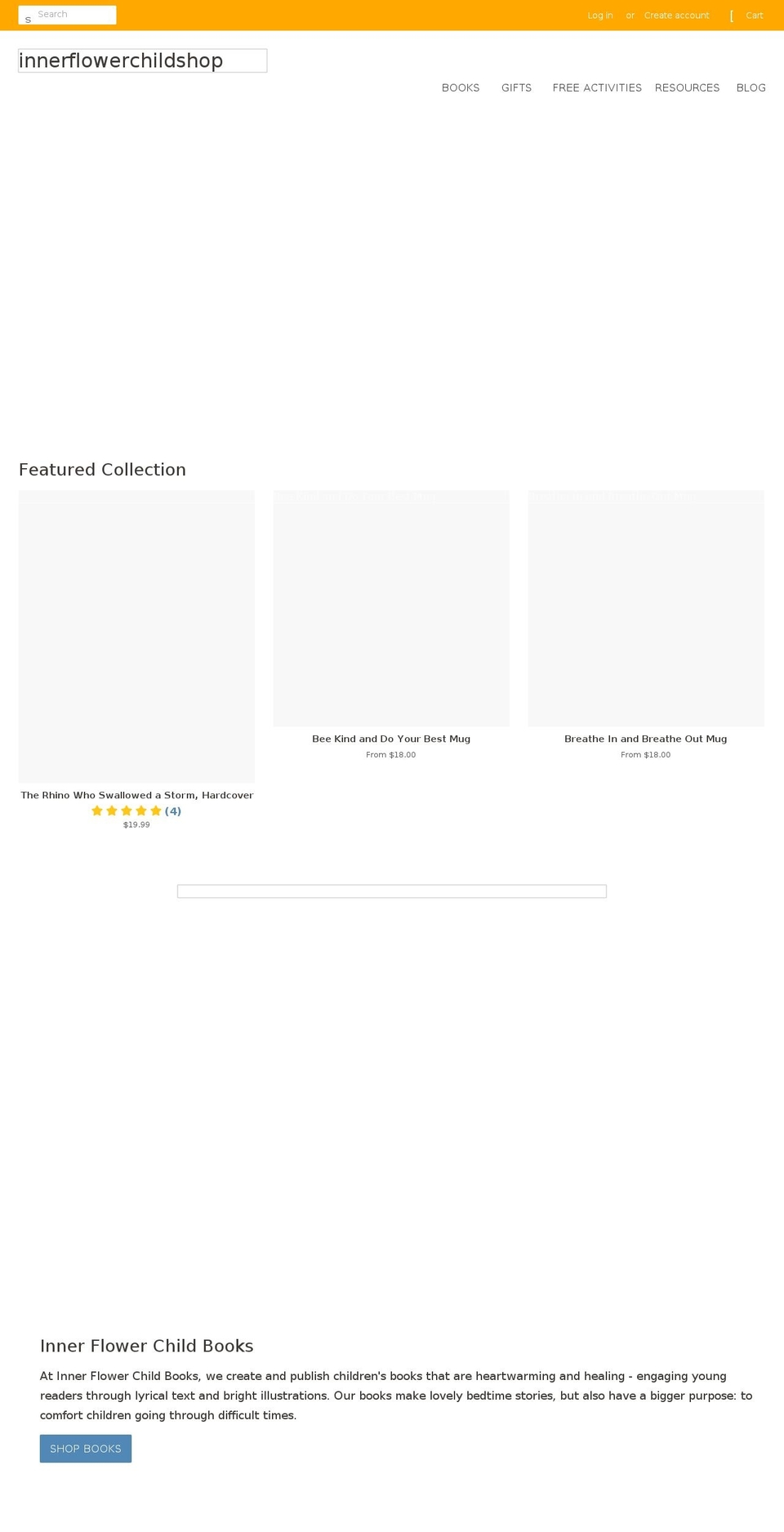 innerflowerchild.com shopify website screenshot