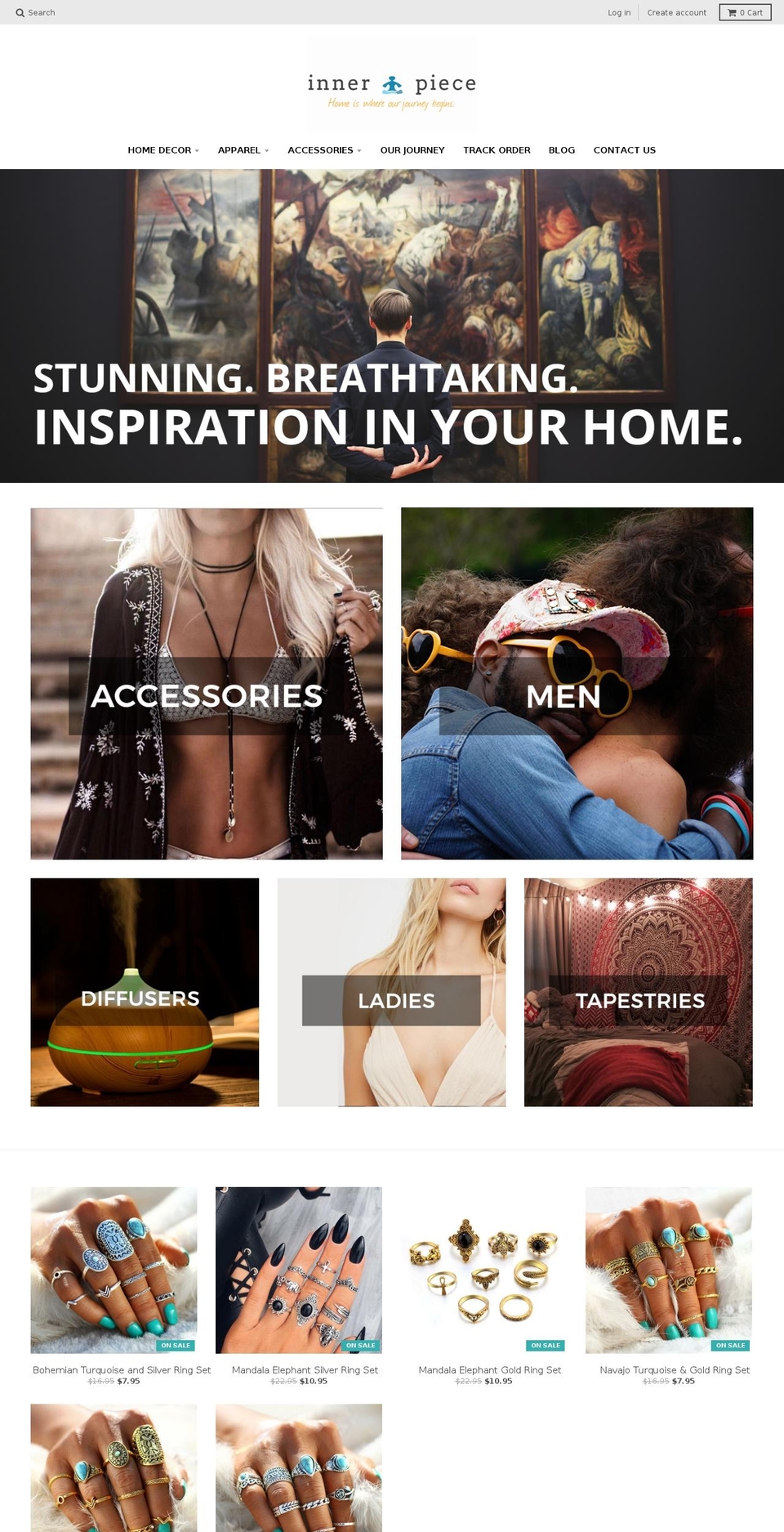 innerpiece.net shopify website screenshot