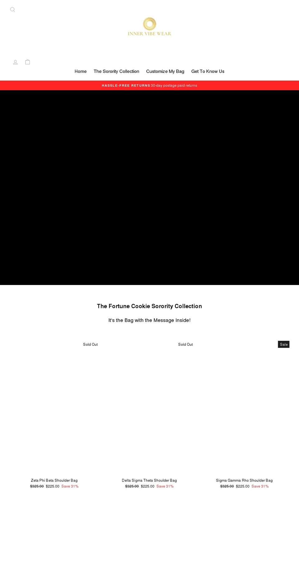 innervibewear.com shopify website screenshot