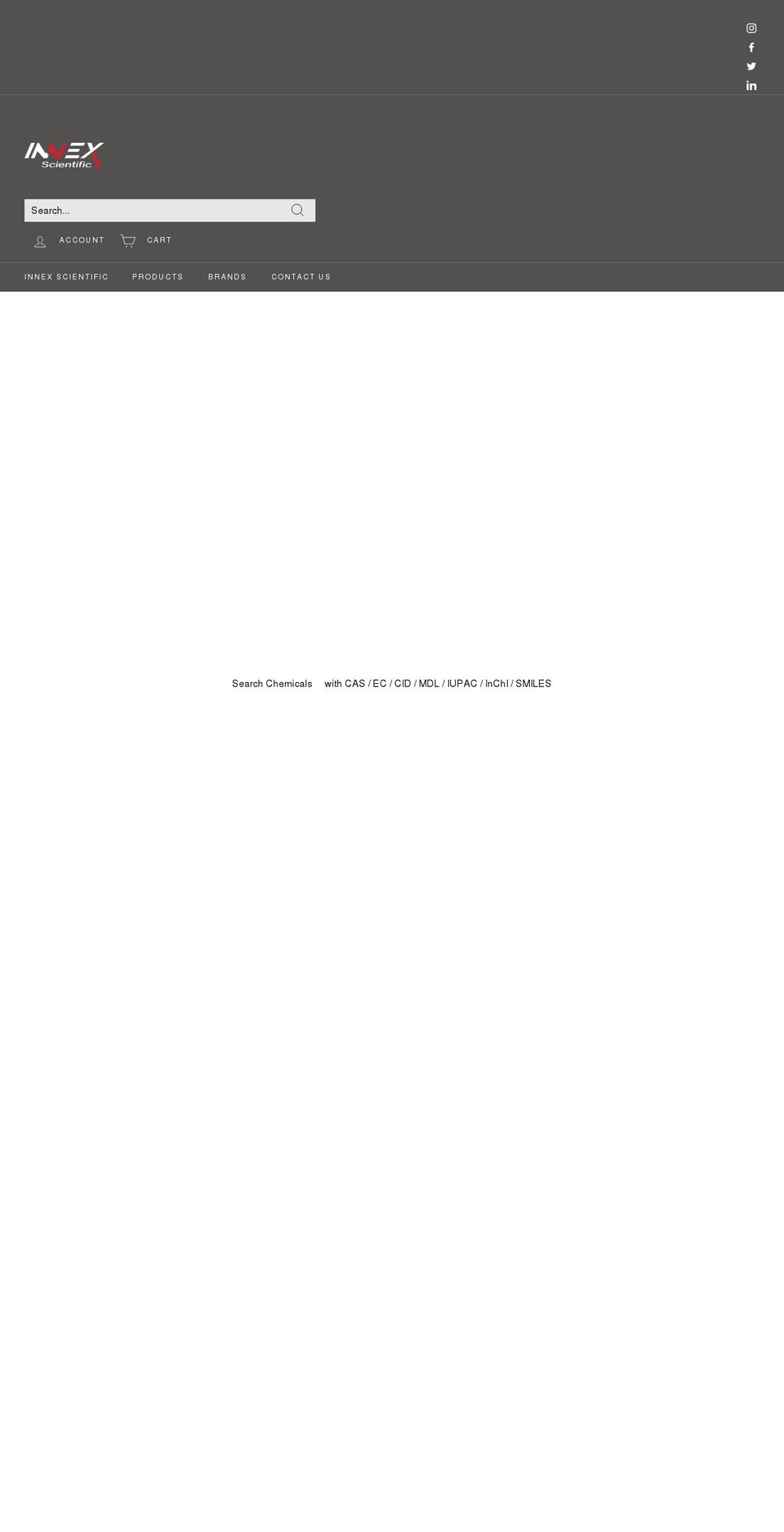 innexscientific.com shopify website screenshot