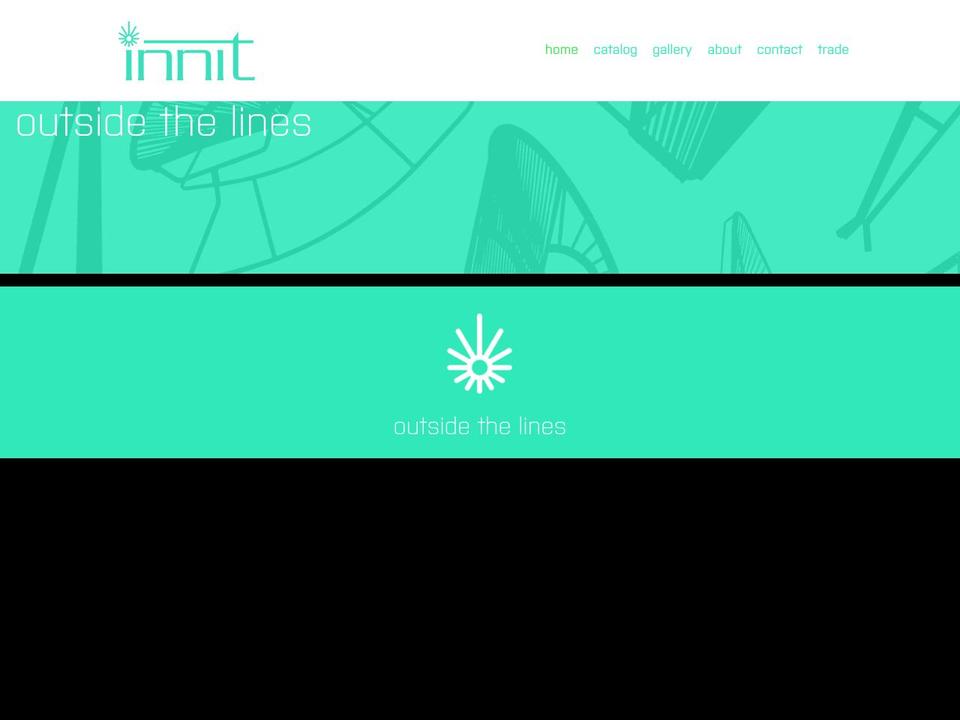 innitdesigns.com shopify website screenshot