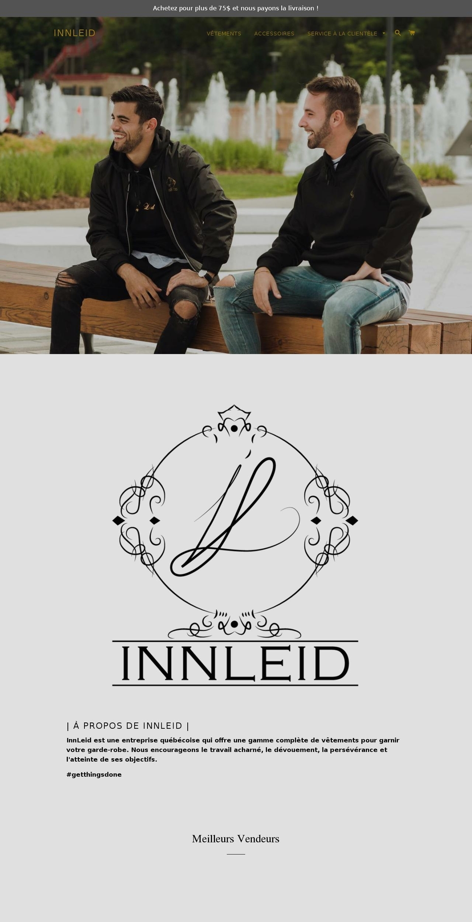 innleid.com — Shopify storefront screenshot