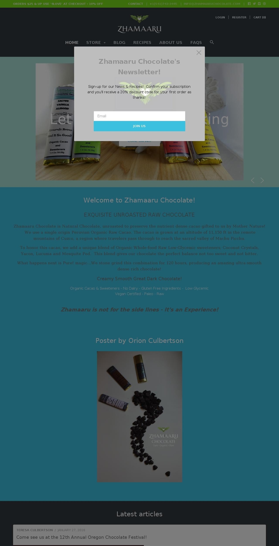 Copy of Focal Shopify theme site example innocencerawchocolate.com