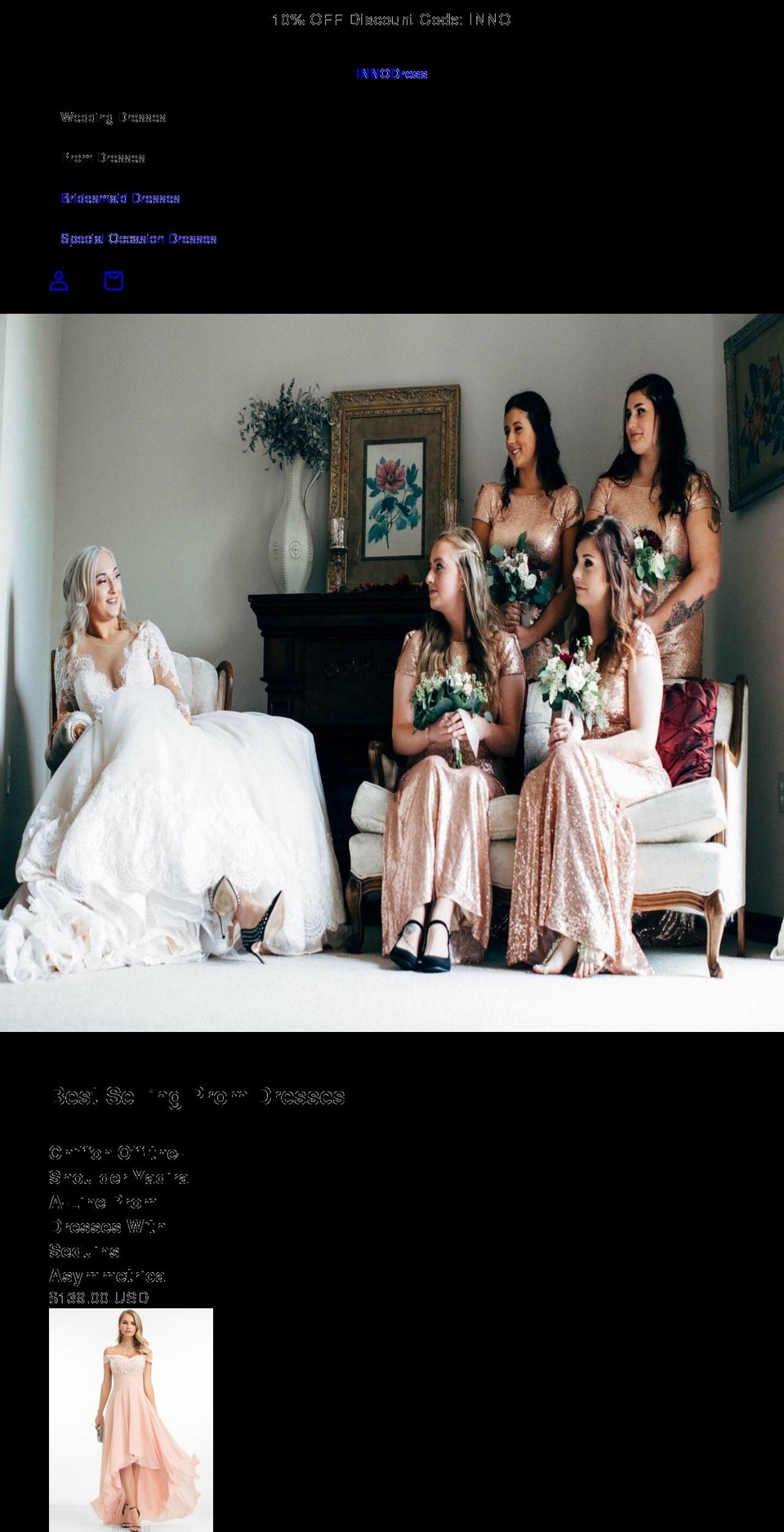 cicidresses-com- Shopify theme site example innodress.com
