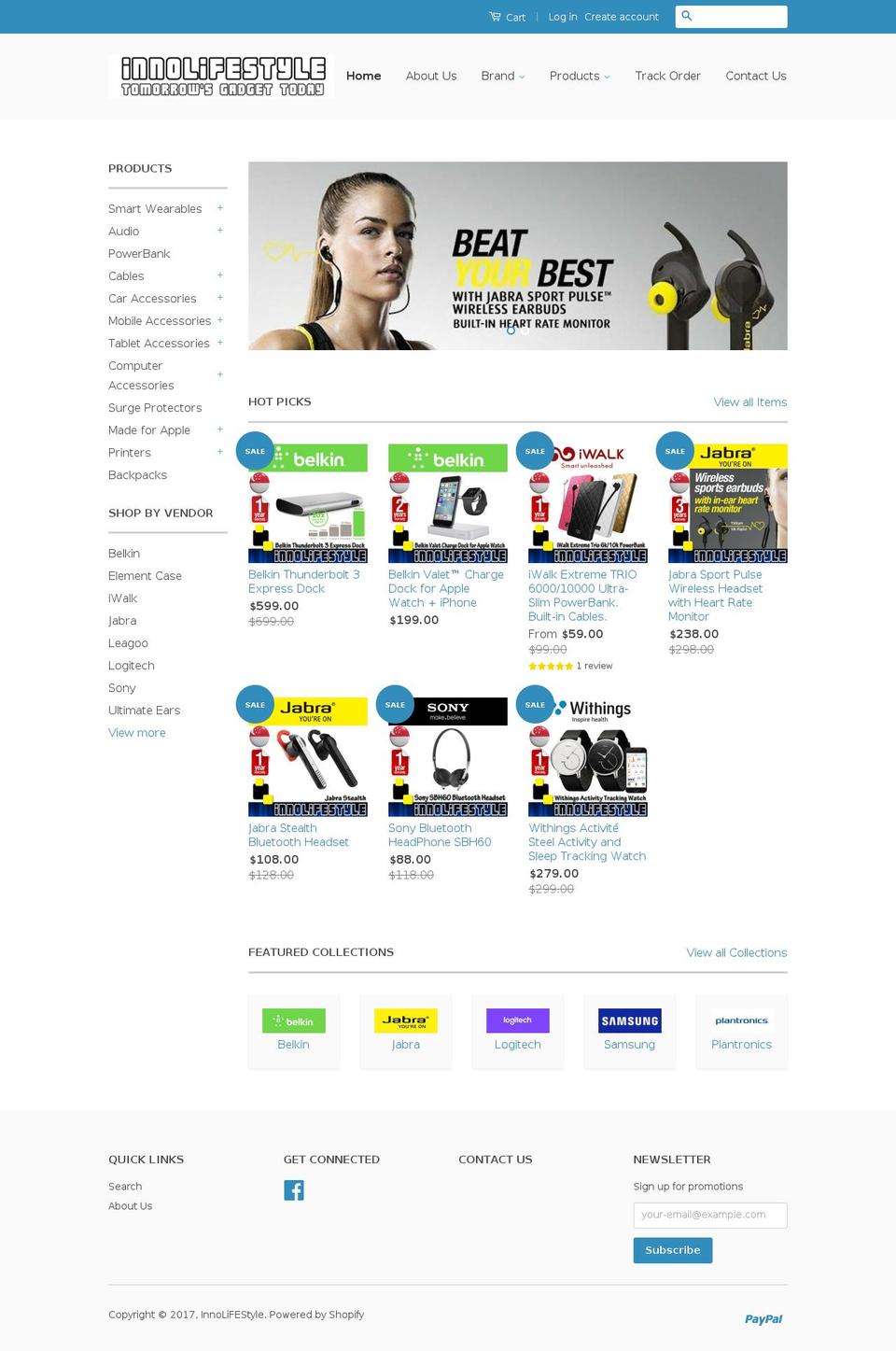 innolifestyle.net shopify website screenshot