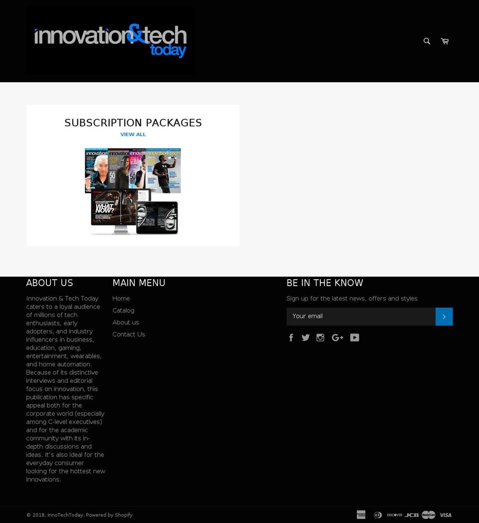 innotechtoday.myshopify.com shopify website screenshot