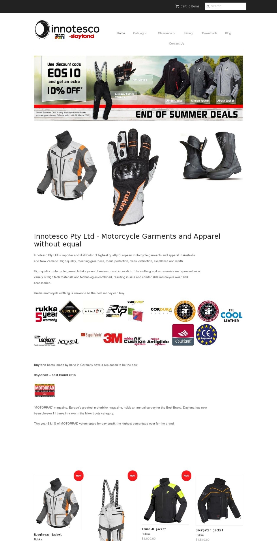 innotesco.com.au shopify website screenshot