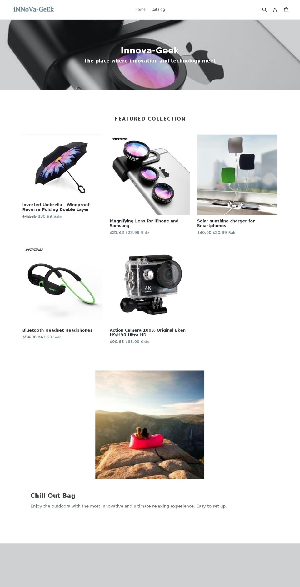 innova-geek.com — Shopify storefront screenshot