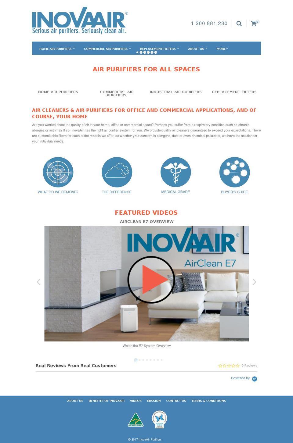 Inovaair V2 - Jan 2017 Shopify theme site example innovaair.com