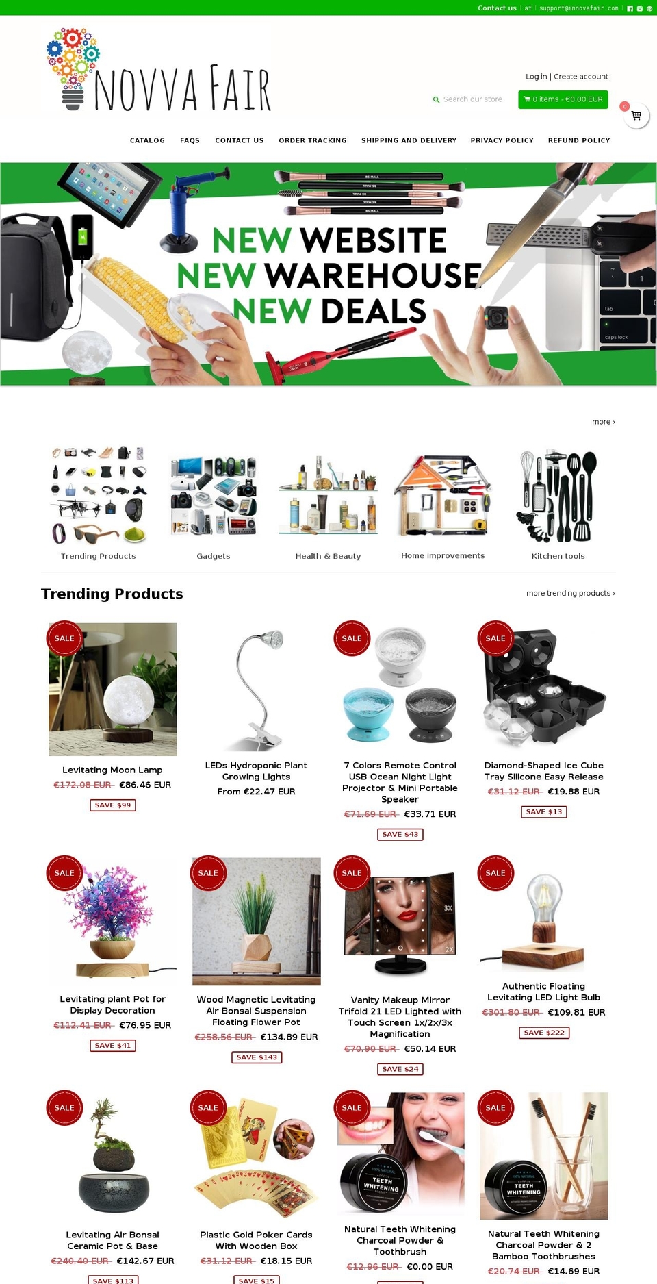 innovafair.com — Shopify storefront screenshot