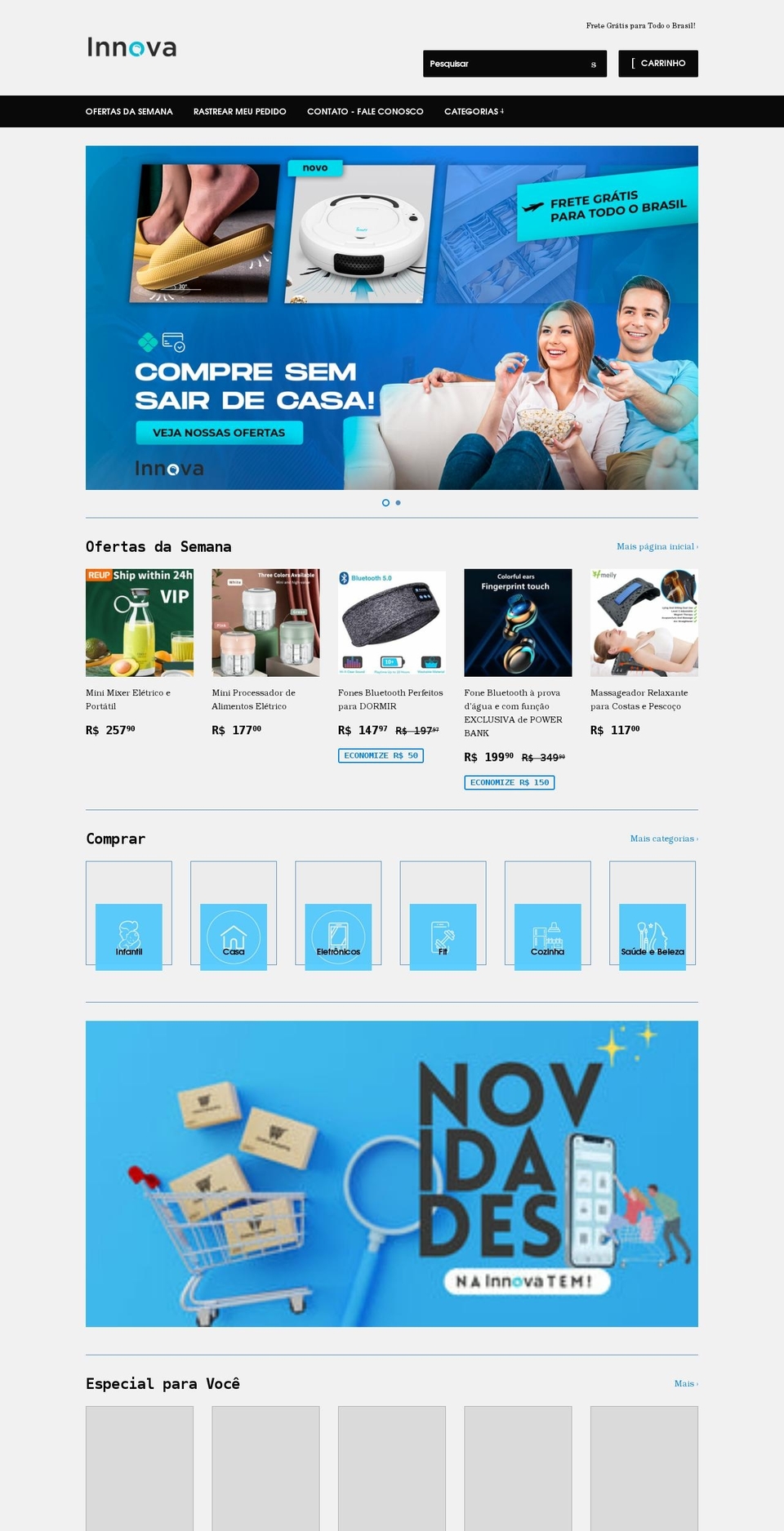 nova Shopify theme site example innovaltda.com