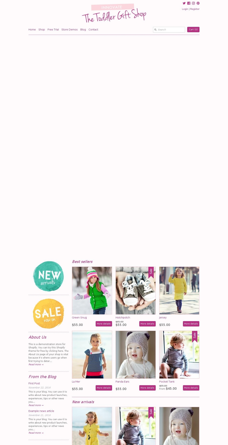 Expression Shopify theme site example innovate-theme.myshopify.com