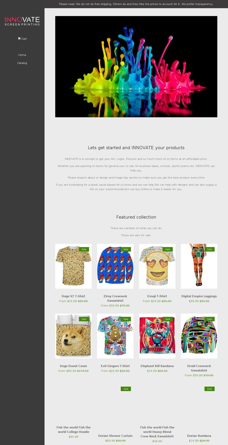 innovatesp.com — Shopify storefront screenshot