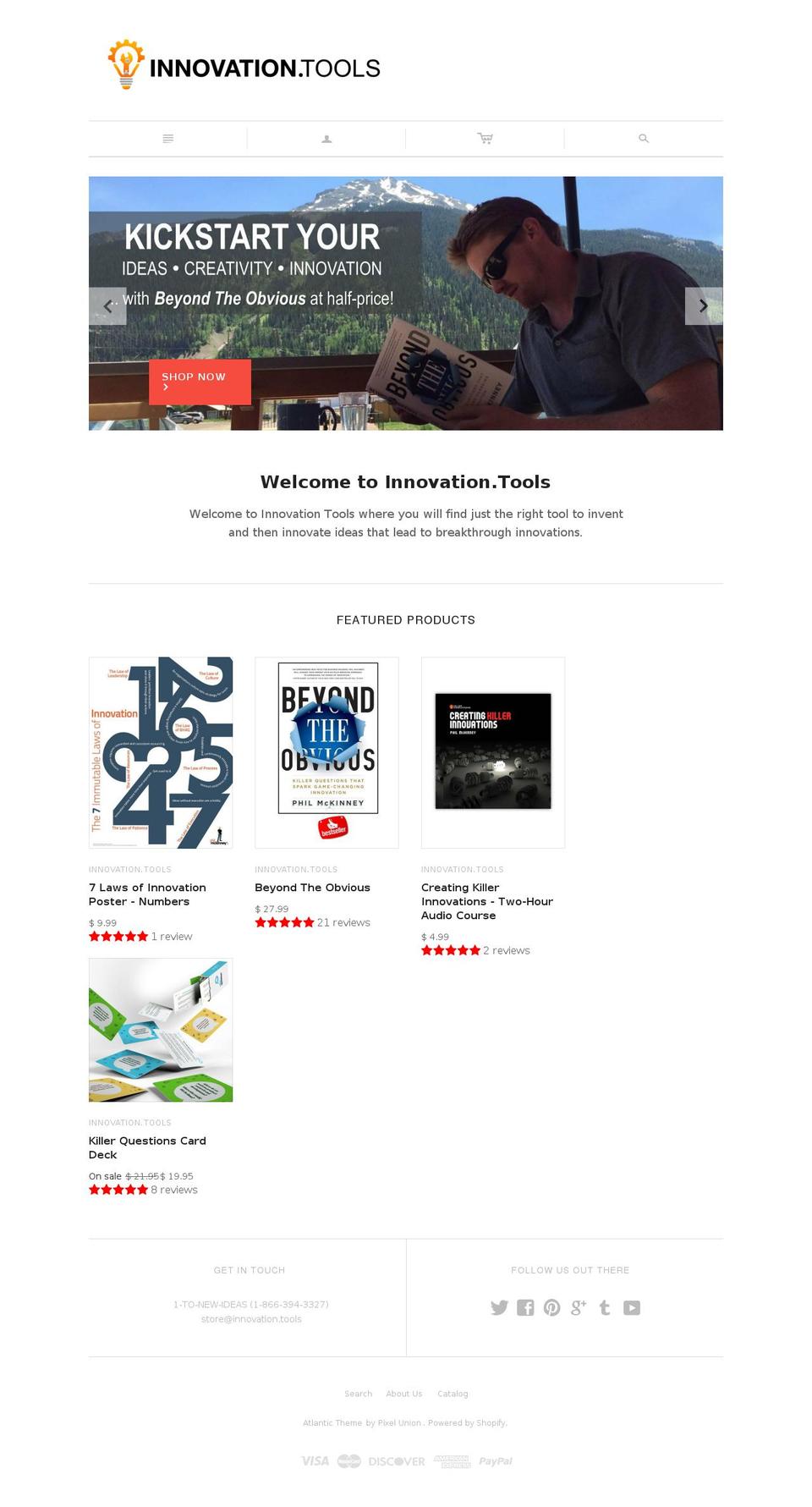 innovation.tools shopify website screenshot