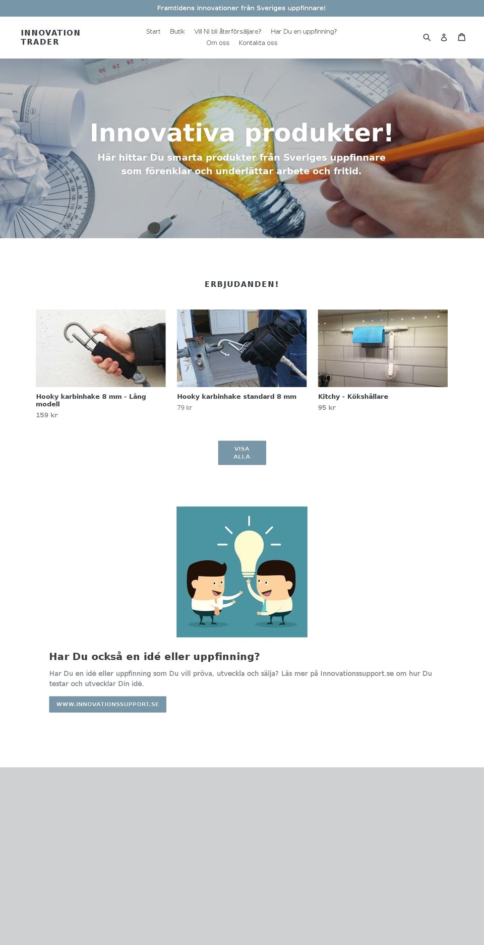 innovationtrader.com — Shopify storefront screenshot