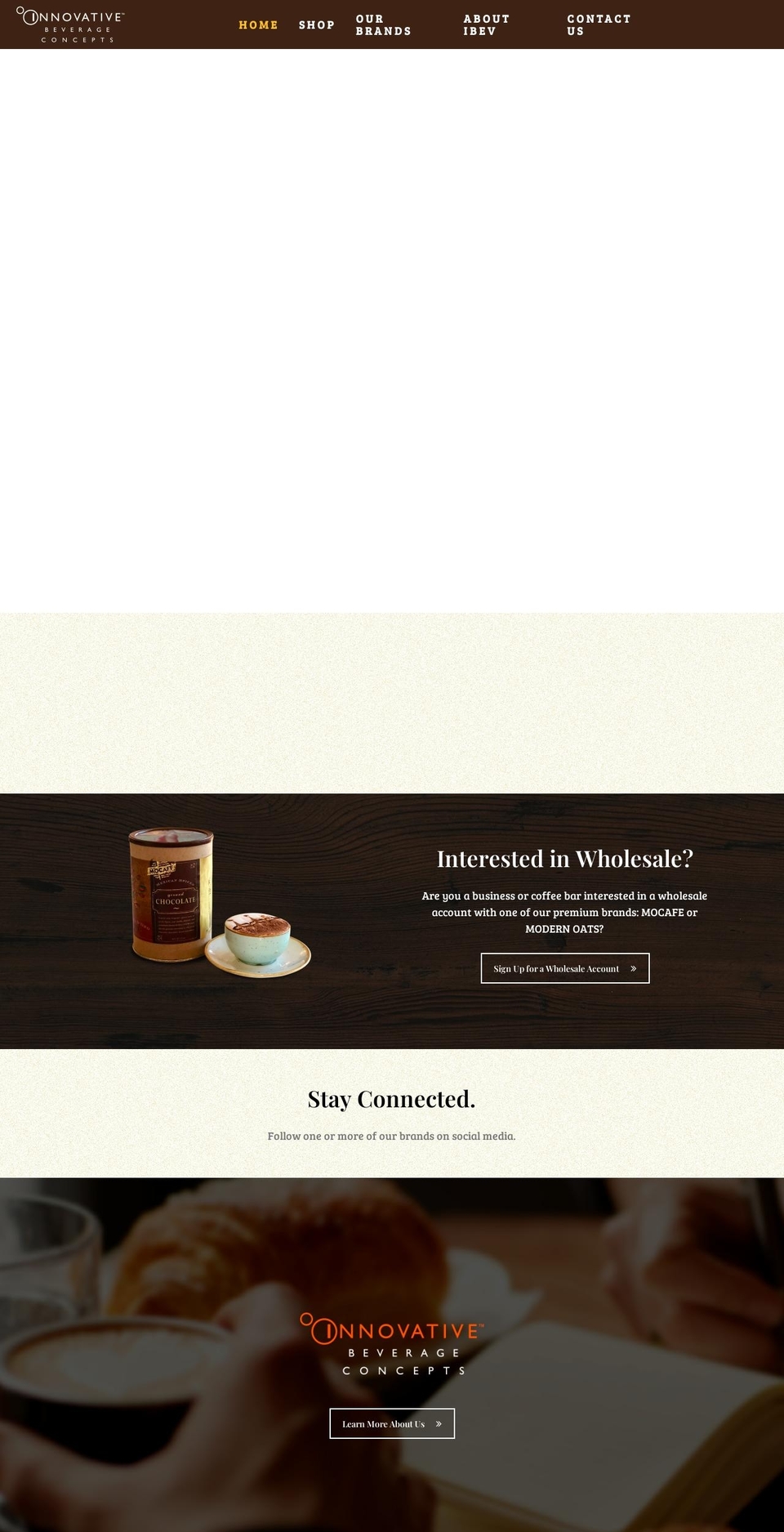 innovativebeverageconcepts.co.nz shopify website screenshot