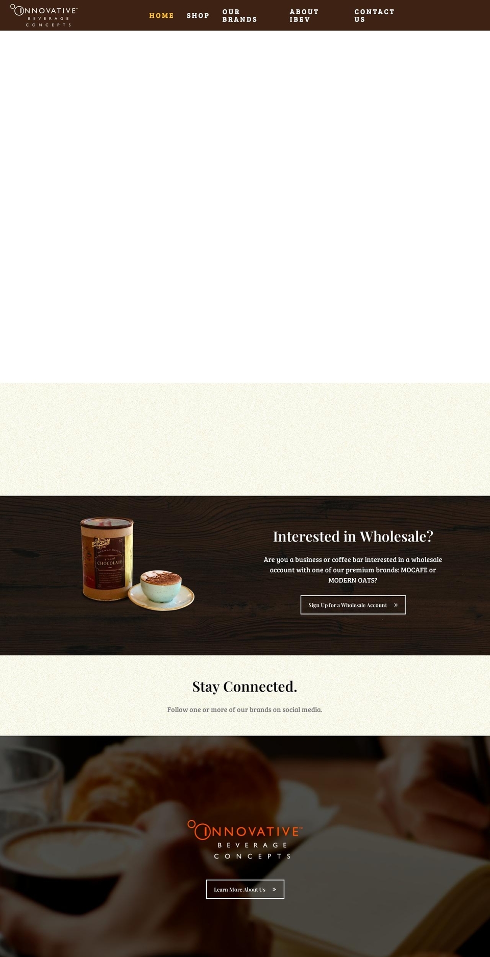 innovativebeverageconcepts.com — Shopify storefront screenshot