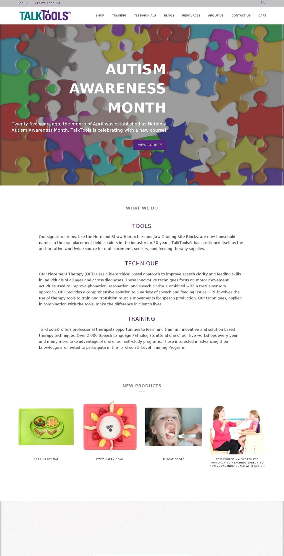 Talk Tools Theme (January 2017) Shopify theme site example innovativetherapistsinternational.com