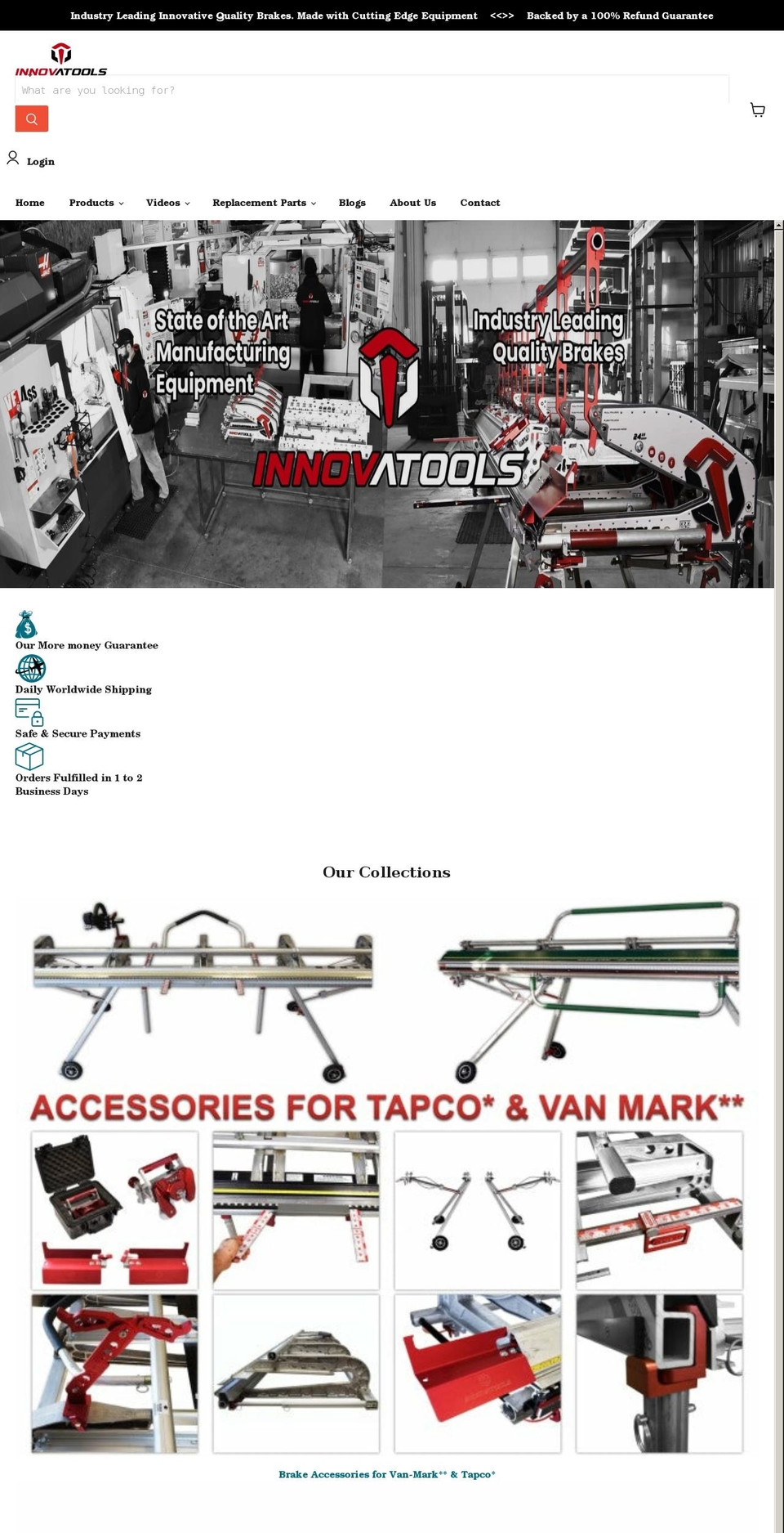 innovatools.ca shopify website screenshot
