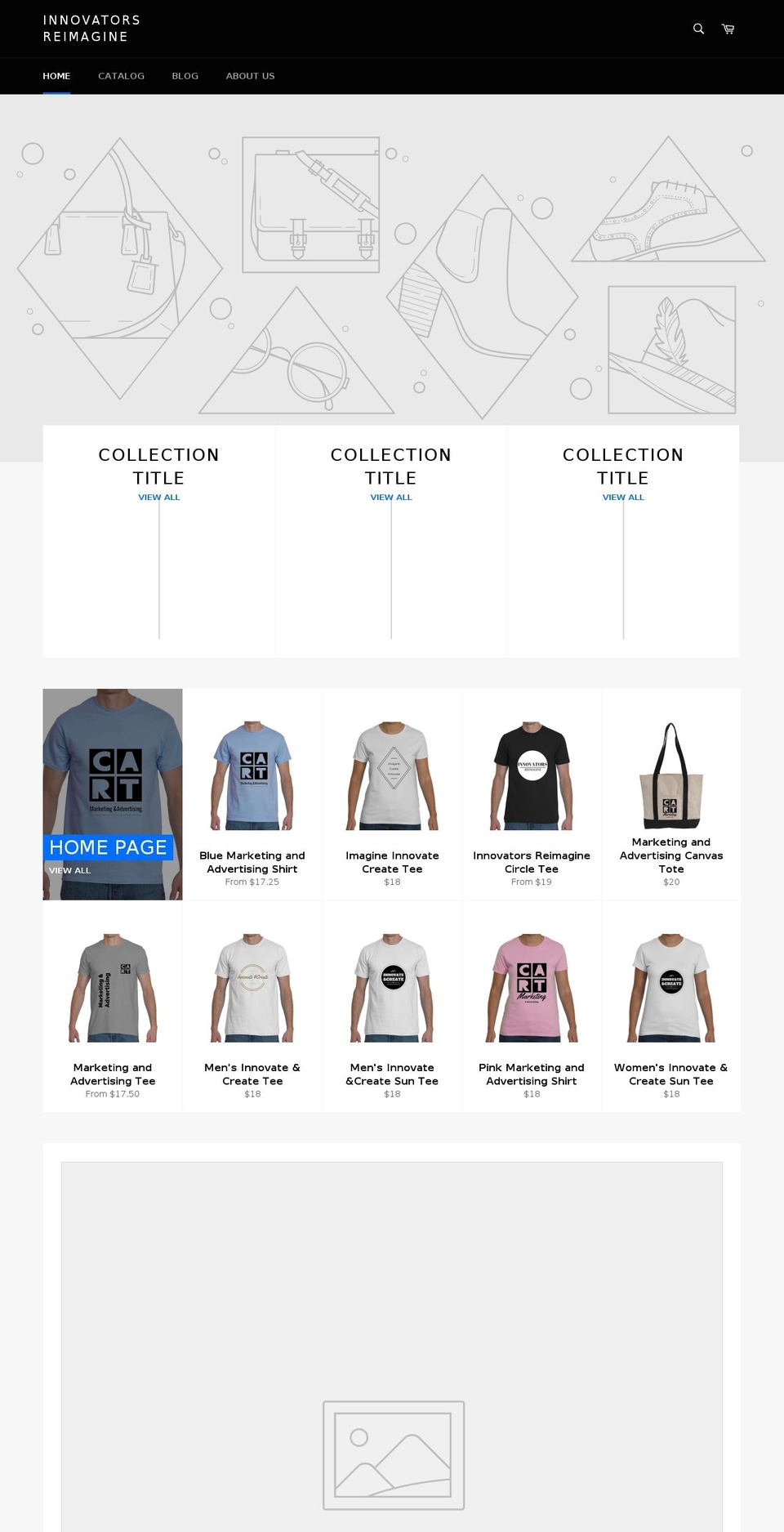 innovatorsreimagine.com shopify website screenshot