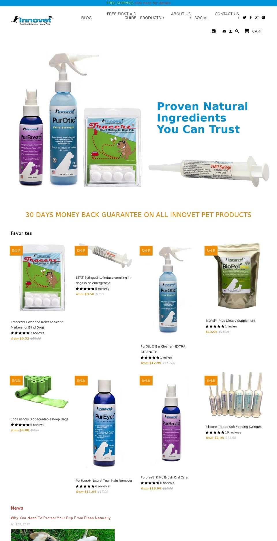 Yotpo Subscriptions Shopify theme site example innovetpet.com