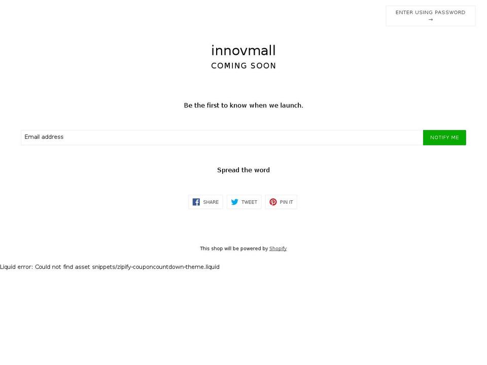 innovmall.com — Shopify storefront screenshot
