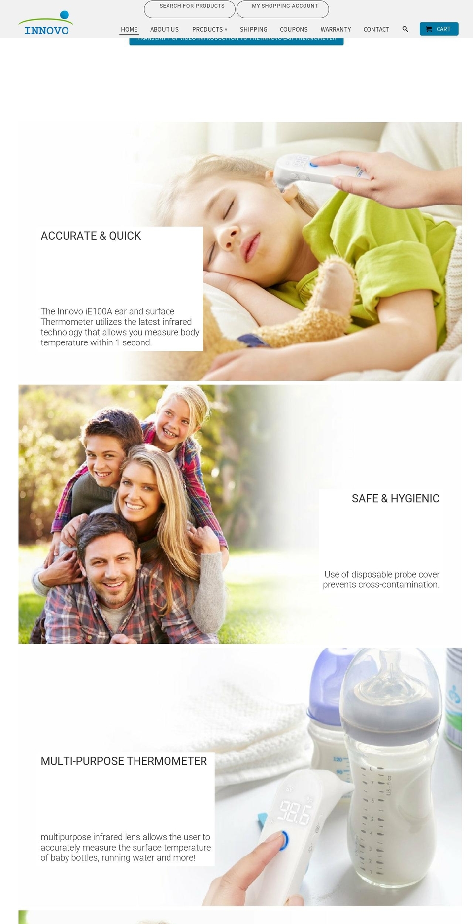 New Innovo Site Shopify theme site example innovomedical.net