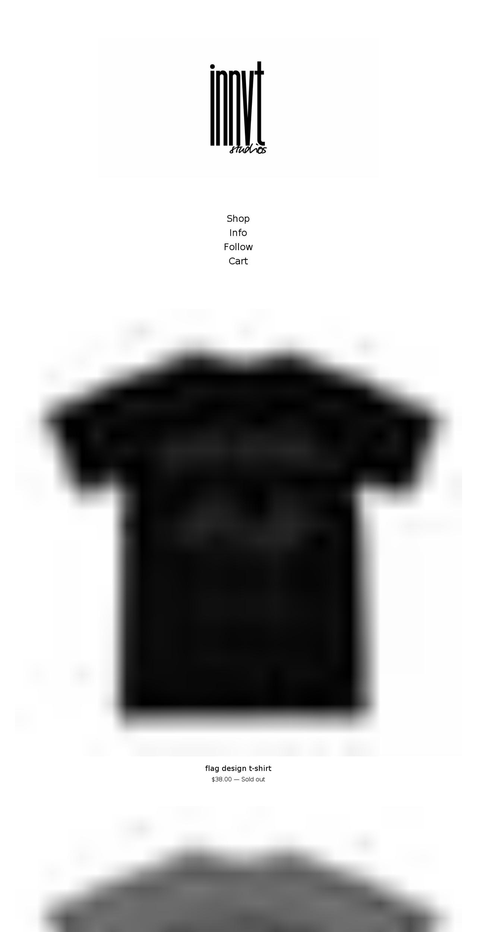 innvtstudios.com — Shopify storefront screenshot