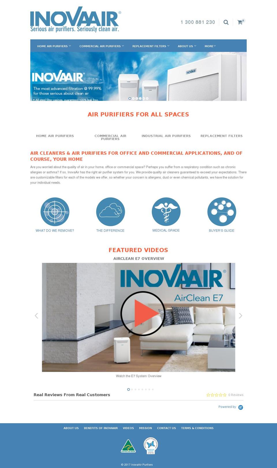 Inovaair V2 - Jan 2017 Shopify theme site example inovaair.com