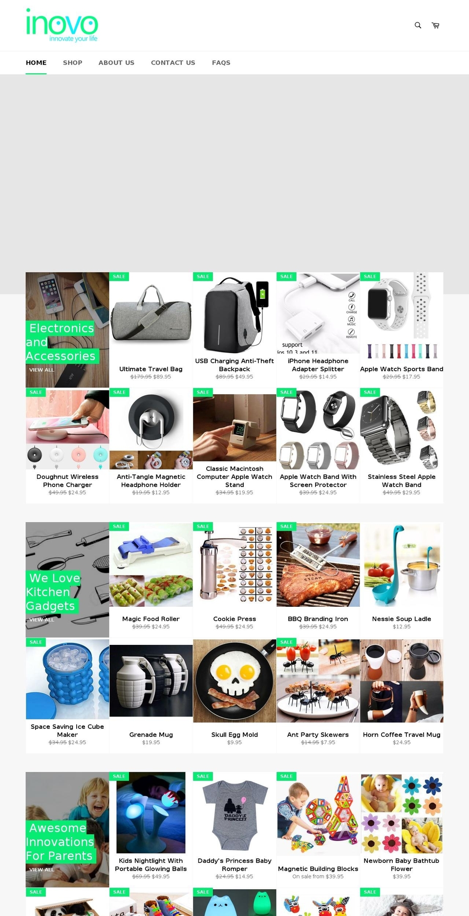 inovostore.com shopify website screenshot