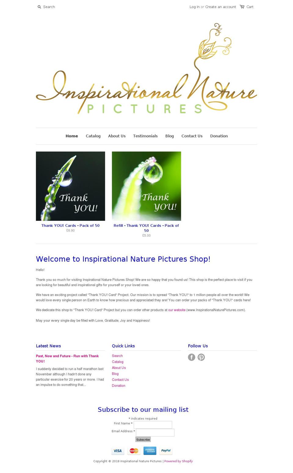 inp-shop.com — Shopify storefront screenshot