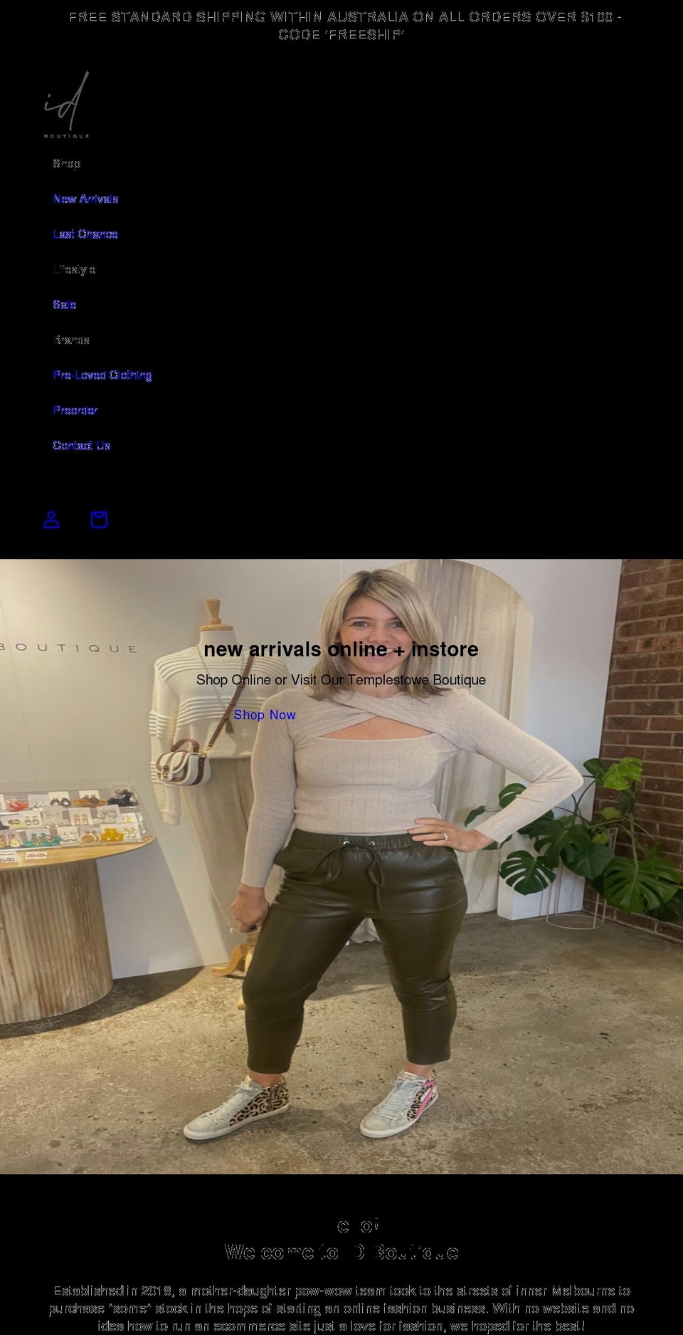 inperspectivedesign.com.au shopify website screenshot