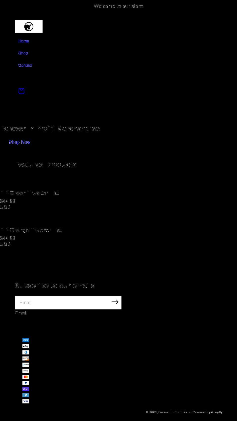 inprofitforever.com shopify website screenshot