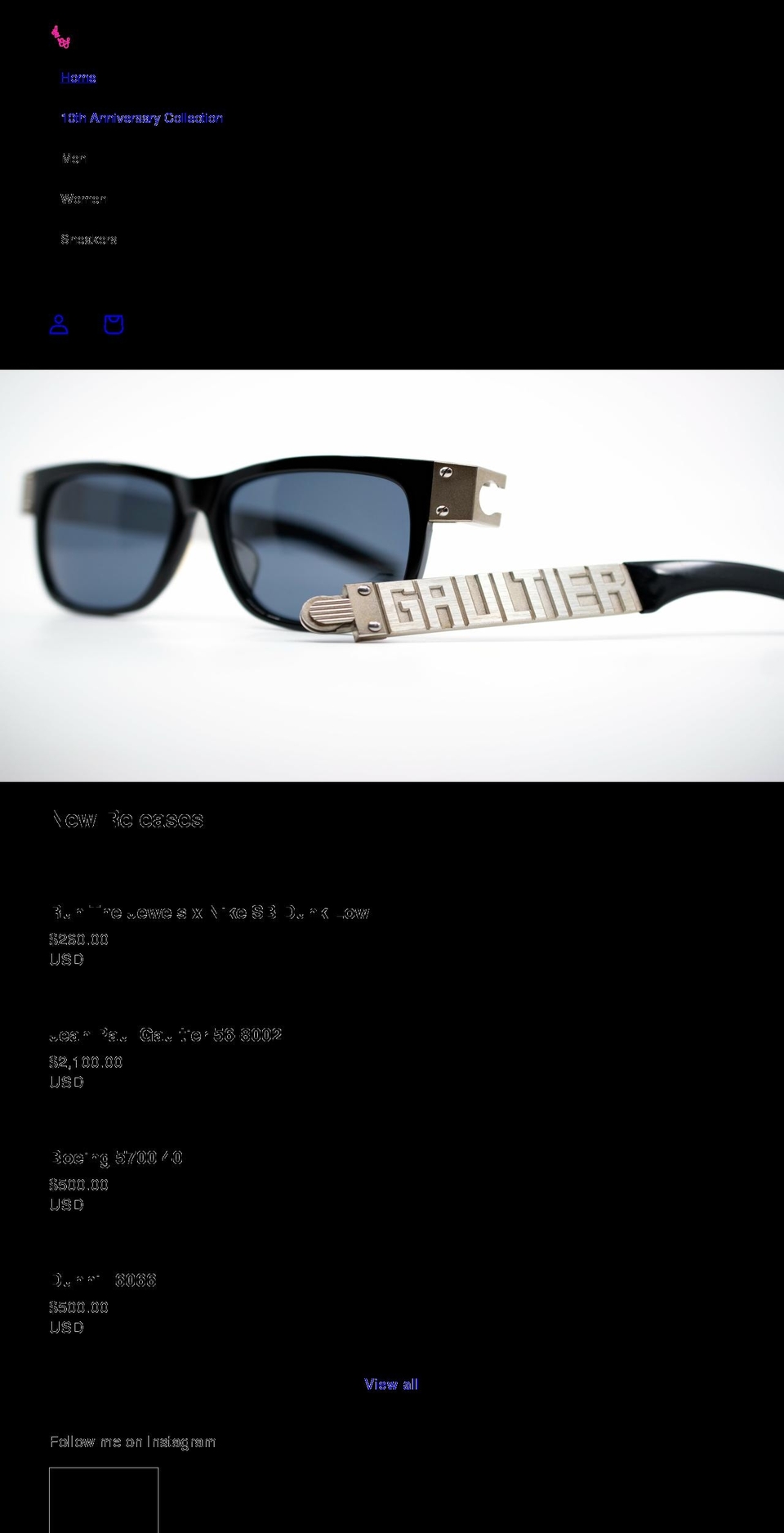 insearchofshop.com shopify website screenshot