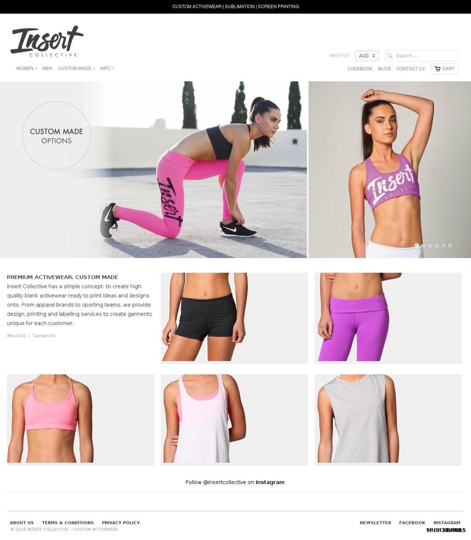 insertcollective.com — Shopify storefront screenshot