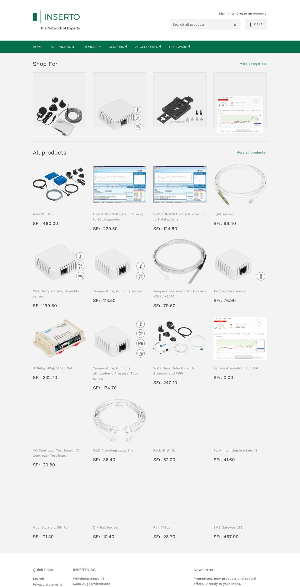 inserto-shop.myshopify.com shopify website screenshot