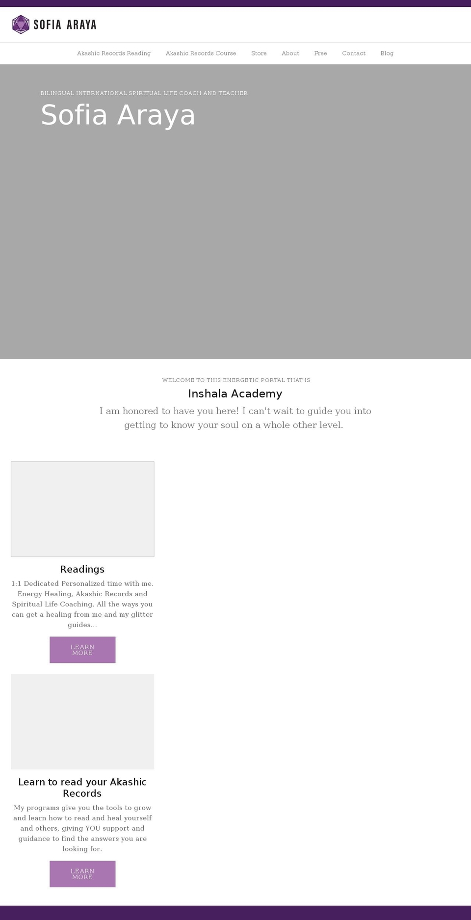 inshalacademy.com shopify website screenshot