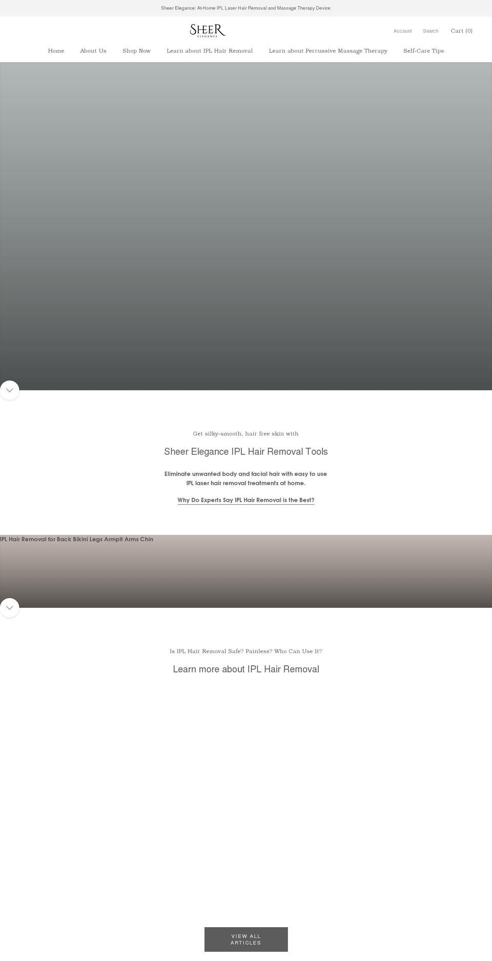 insheerelegance.com shopify website screenshot