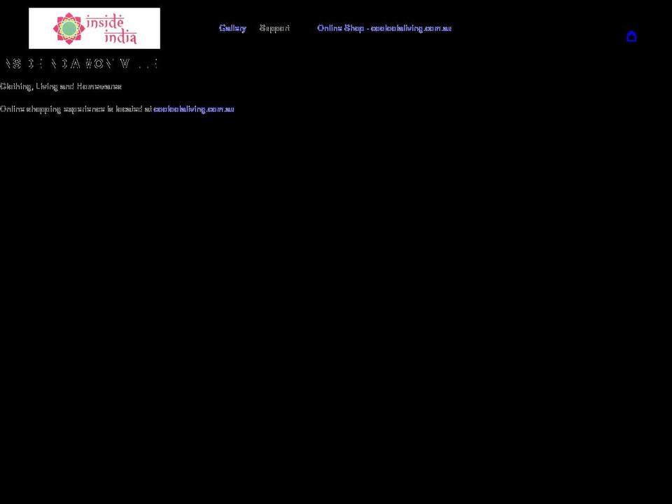 insideindia.com.au shopify website screenshot