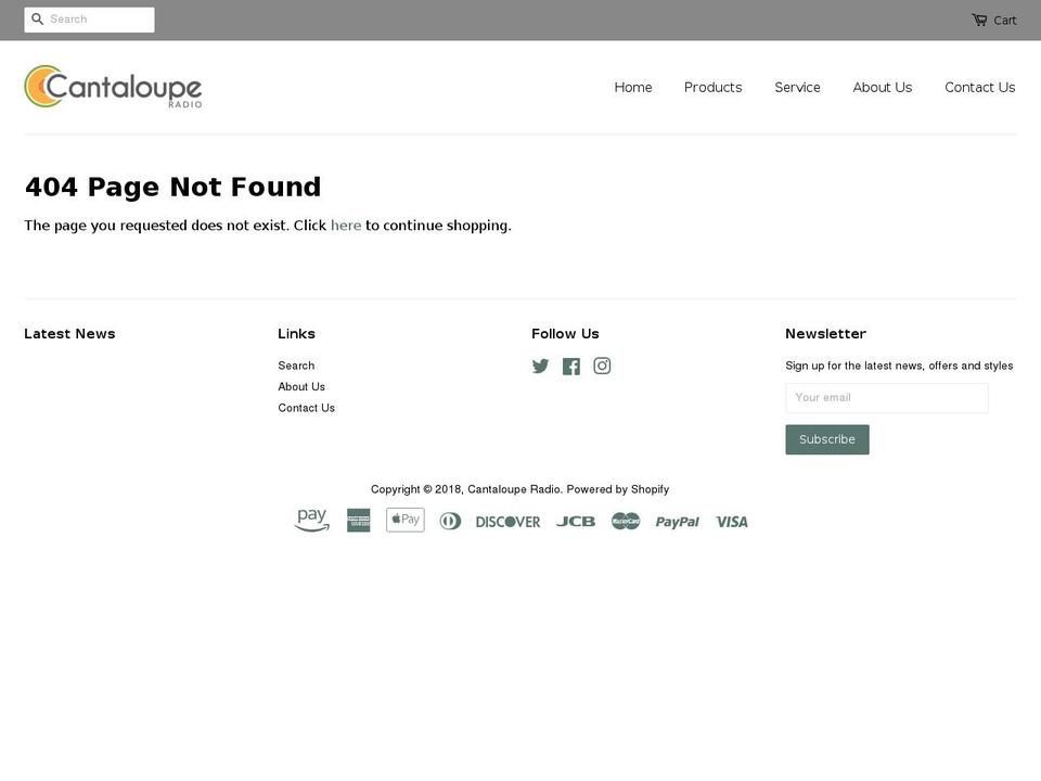 insideoutradios.com — Shopify storefront screenshot