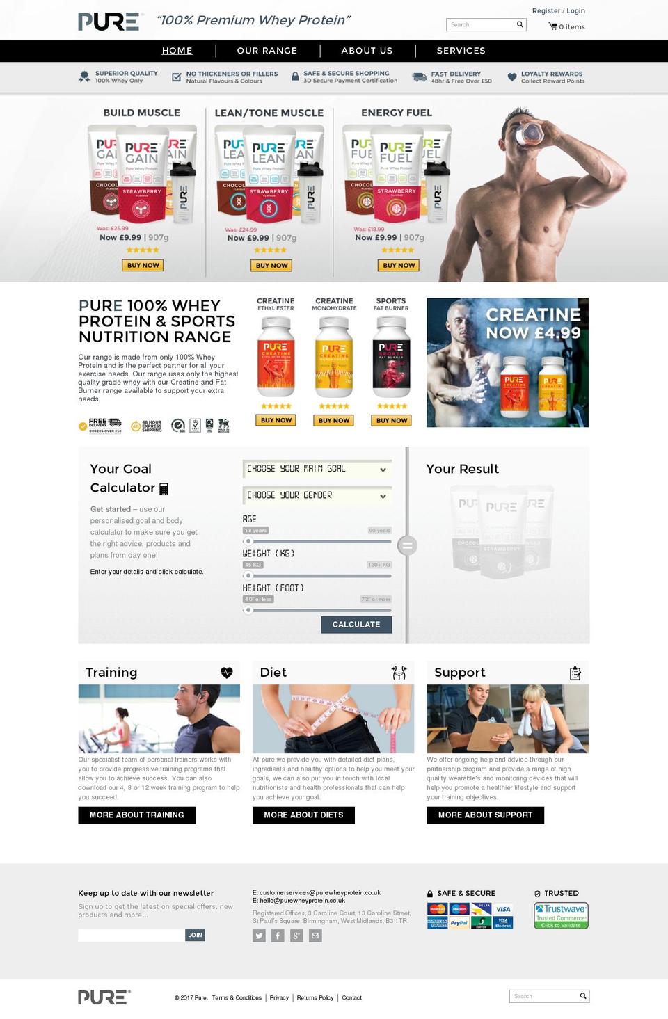 Pure Gain Version 1 Shopify theme site example insidethewintergames.com