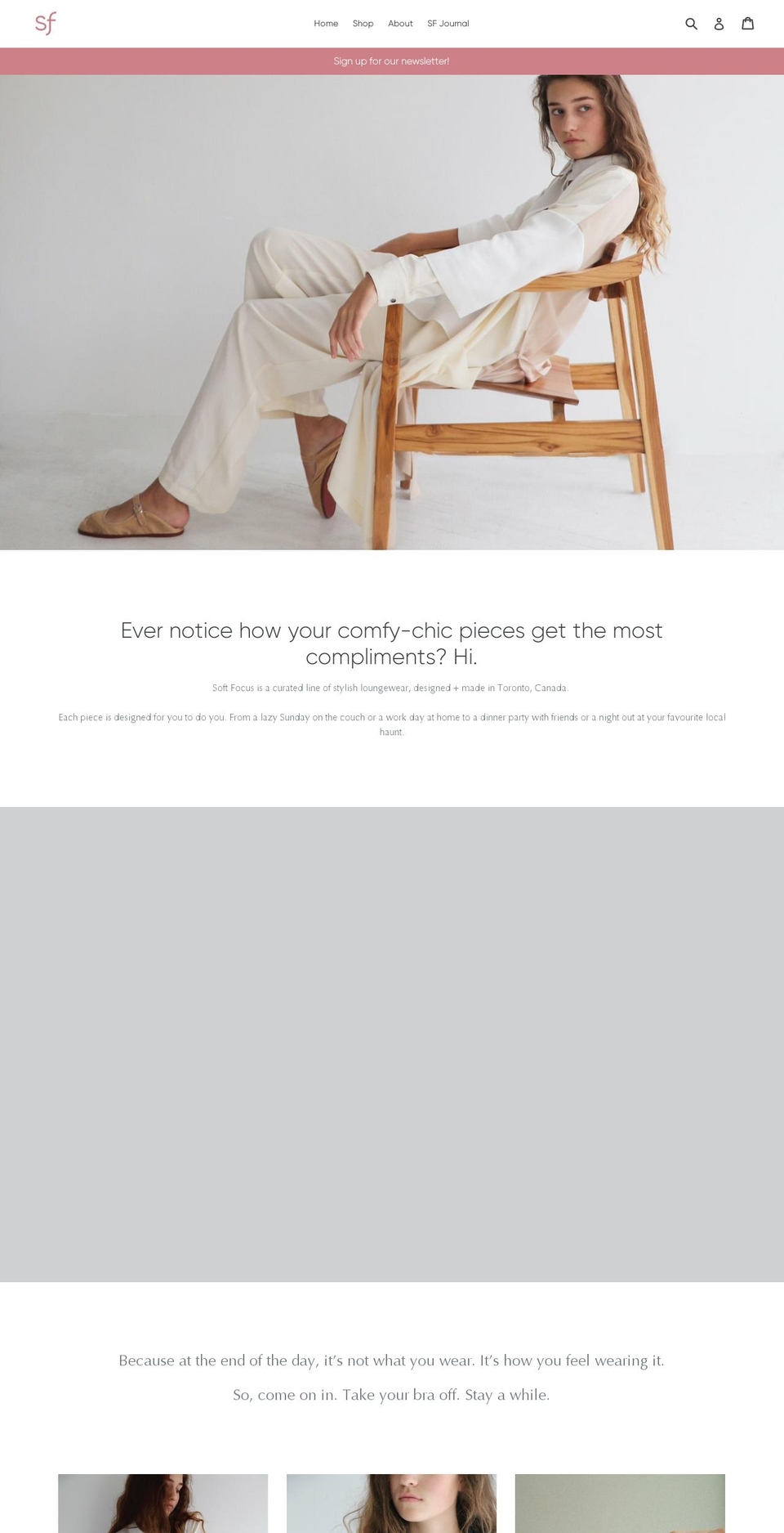 insoftfocus.com — Shopify storefront screenshot